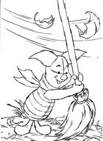 coloring page Winnie de Pooh and Piglet